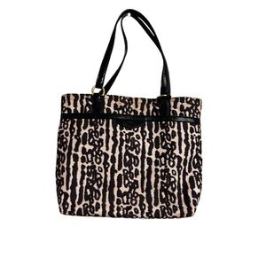Adorable Coach Animal Print Tote With Patent Leather Accents (no hang tag)